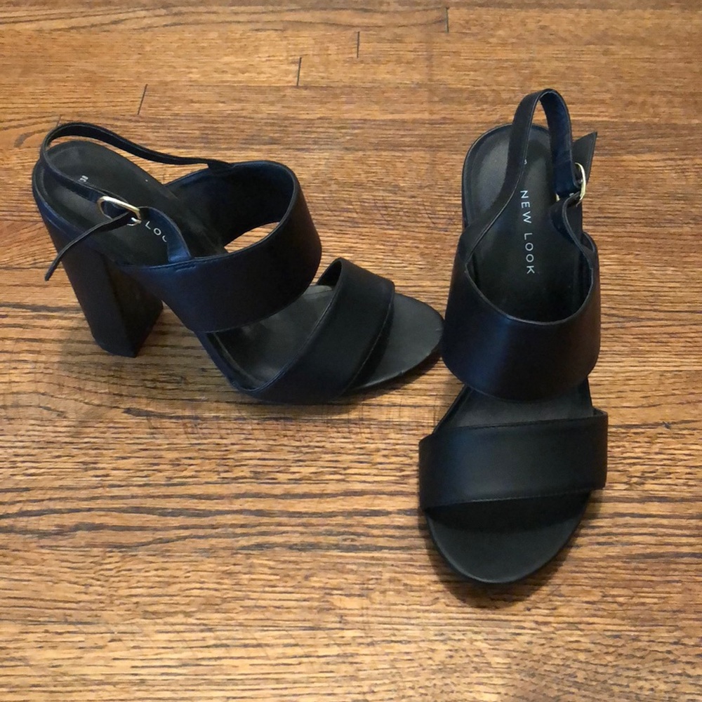 Black New Look strappy heels